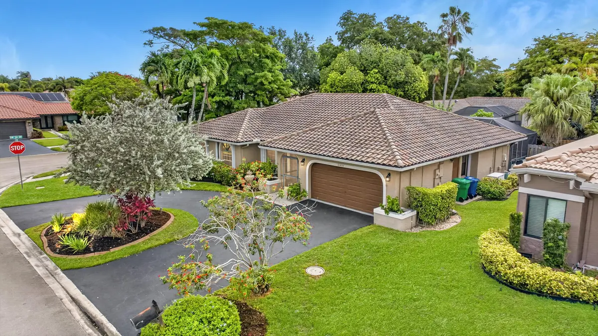 Front Aerial at 5375 NW 65th Terrace, Coral Springs