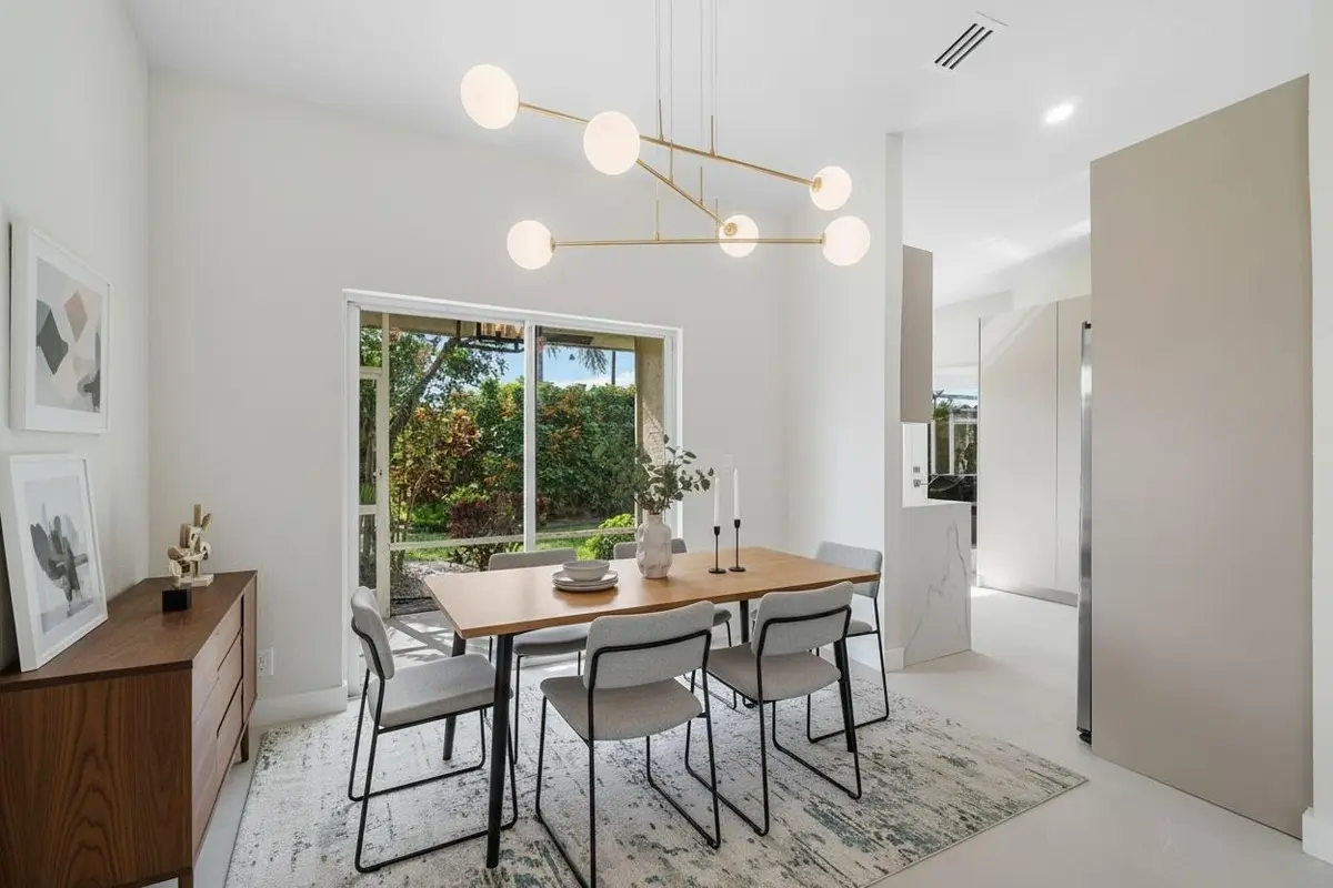 Dining Room at 6170 Lake Hibiscus Drive, Delray Beach