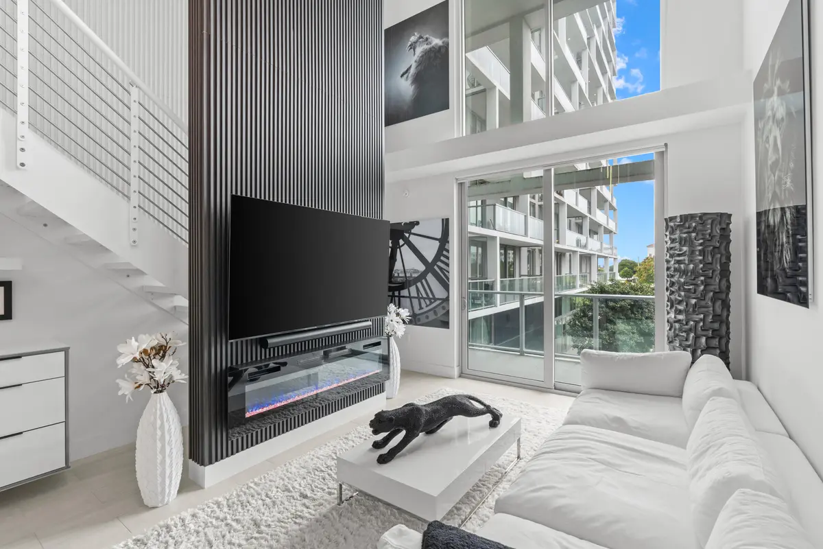 Living Area at 2000 Metropica Way 214, Sunrise