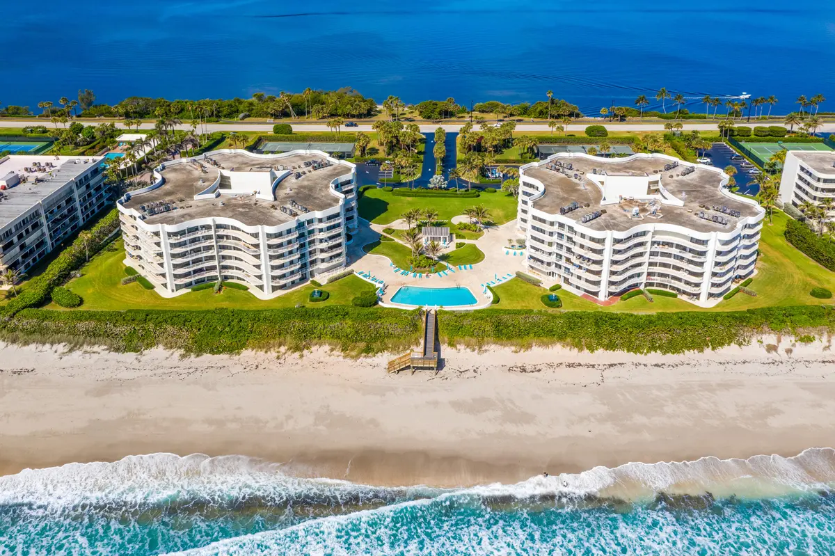 aerial at 3360 S Ocean Boulevard 1 D I, Palm Beach