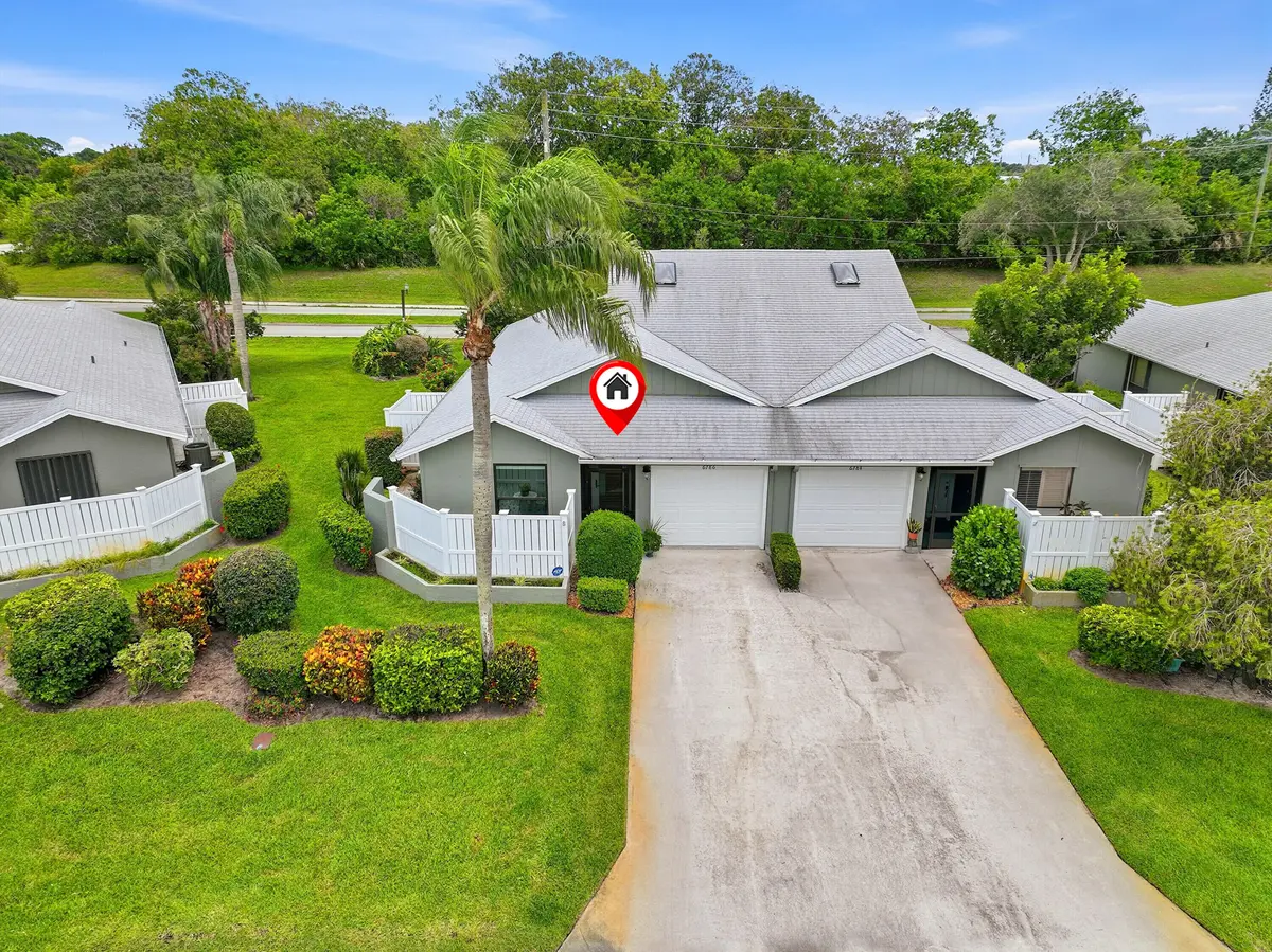 Aerial View at 6786 SE Yorktown Drive, Hobe Sound