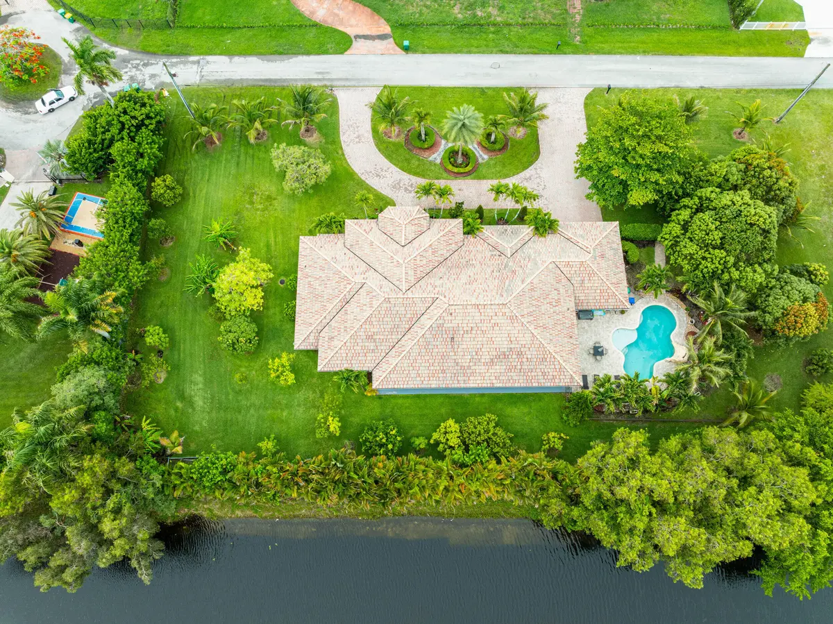 Aerial - Rear at 16541 SW 62nd Street, Southwest Ranches