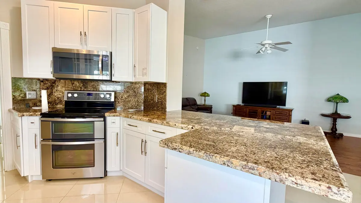 Kitchen at 7735 Pine Island Way, West Palm Beach
