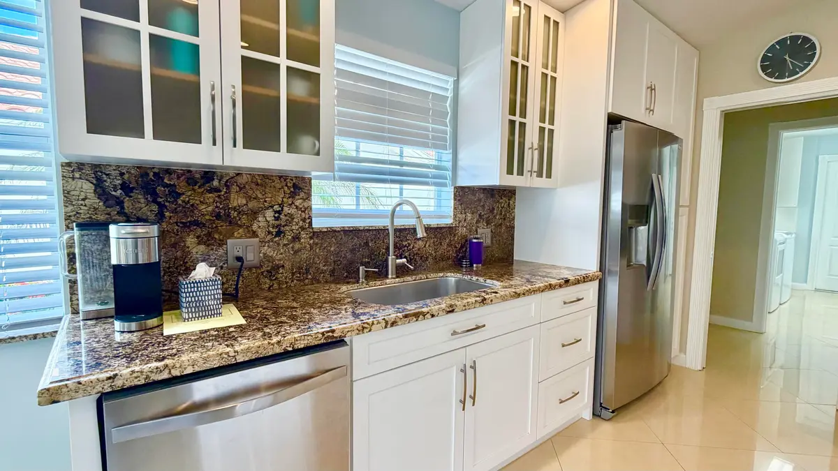 Kitchen at 7735 Pine Island Way, West Palm Beach