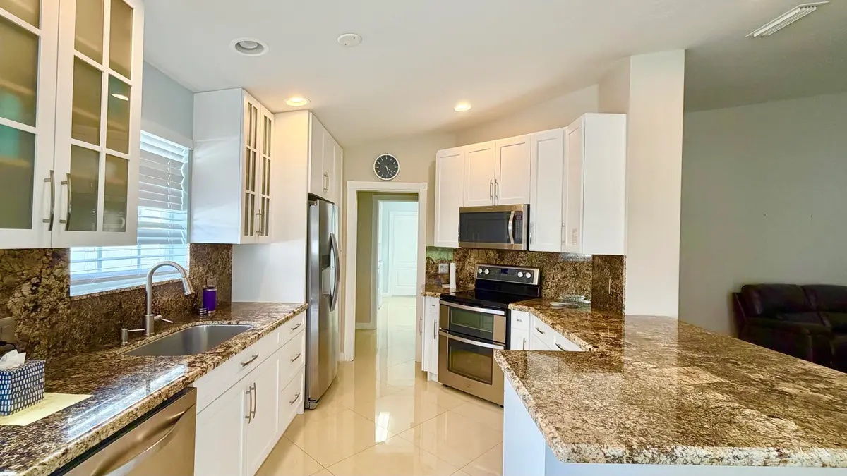 Kitchen at 7735 Pine Island Way, West Palm Beach