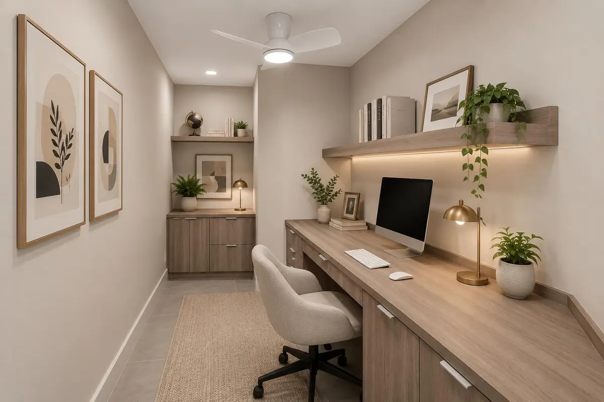 Office Space Virtually Staged at 100 Lakeshore Drive 1755, North Palm Beach