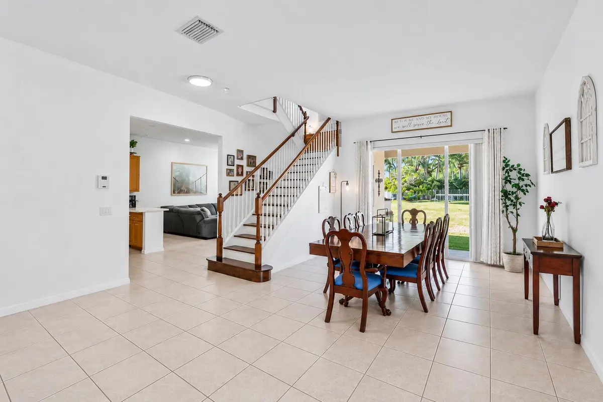 Front door towards back of house at 140 Bellezza Terrace, Royal Palm Beach