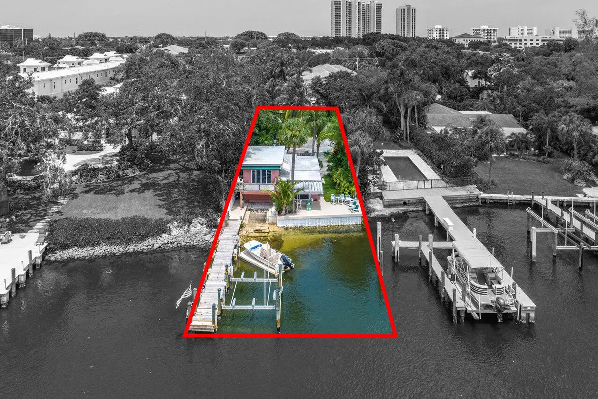 Aerial Waterfront at 11091 Ellison Wilson Road, North Palm Beach