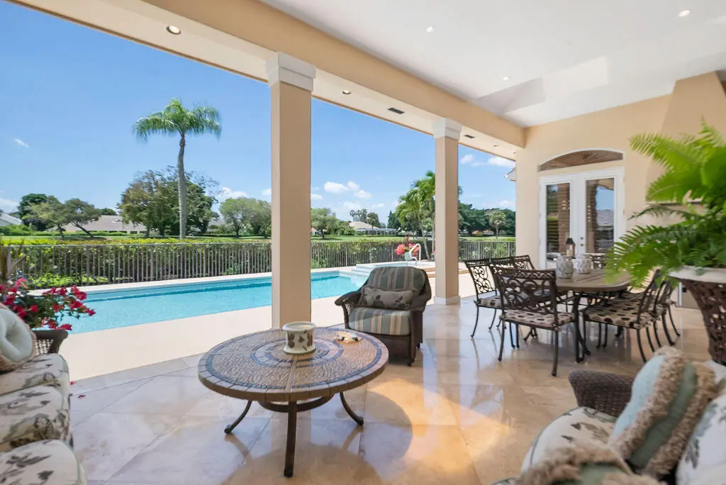 patio to pool at 83 Sandbourne Lane, Palm Beach Gardens