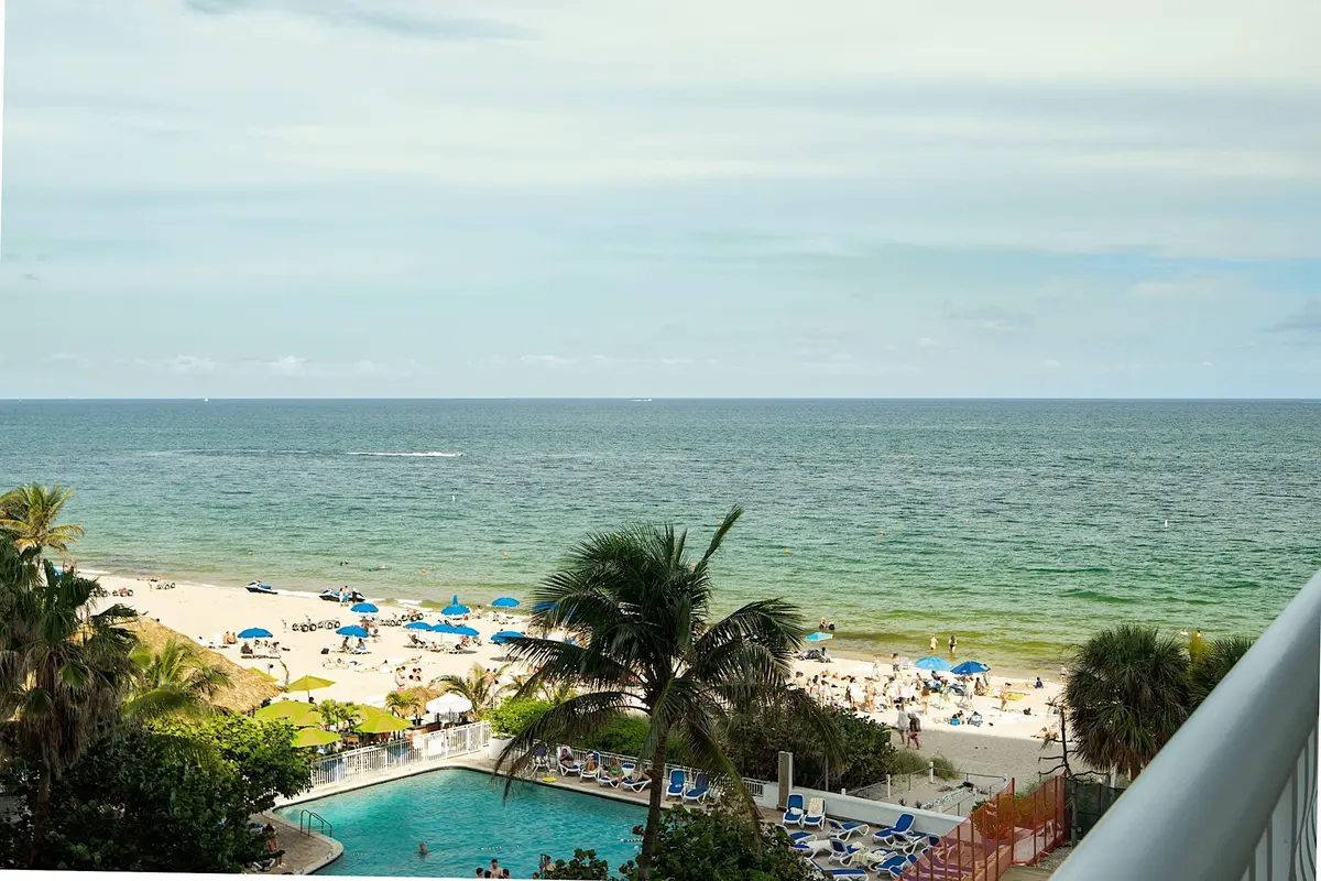 Ocean View from Large Balcony (NE) at 4020 Galt Ocean Drive 409, Fort Lauderdale