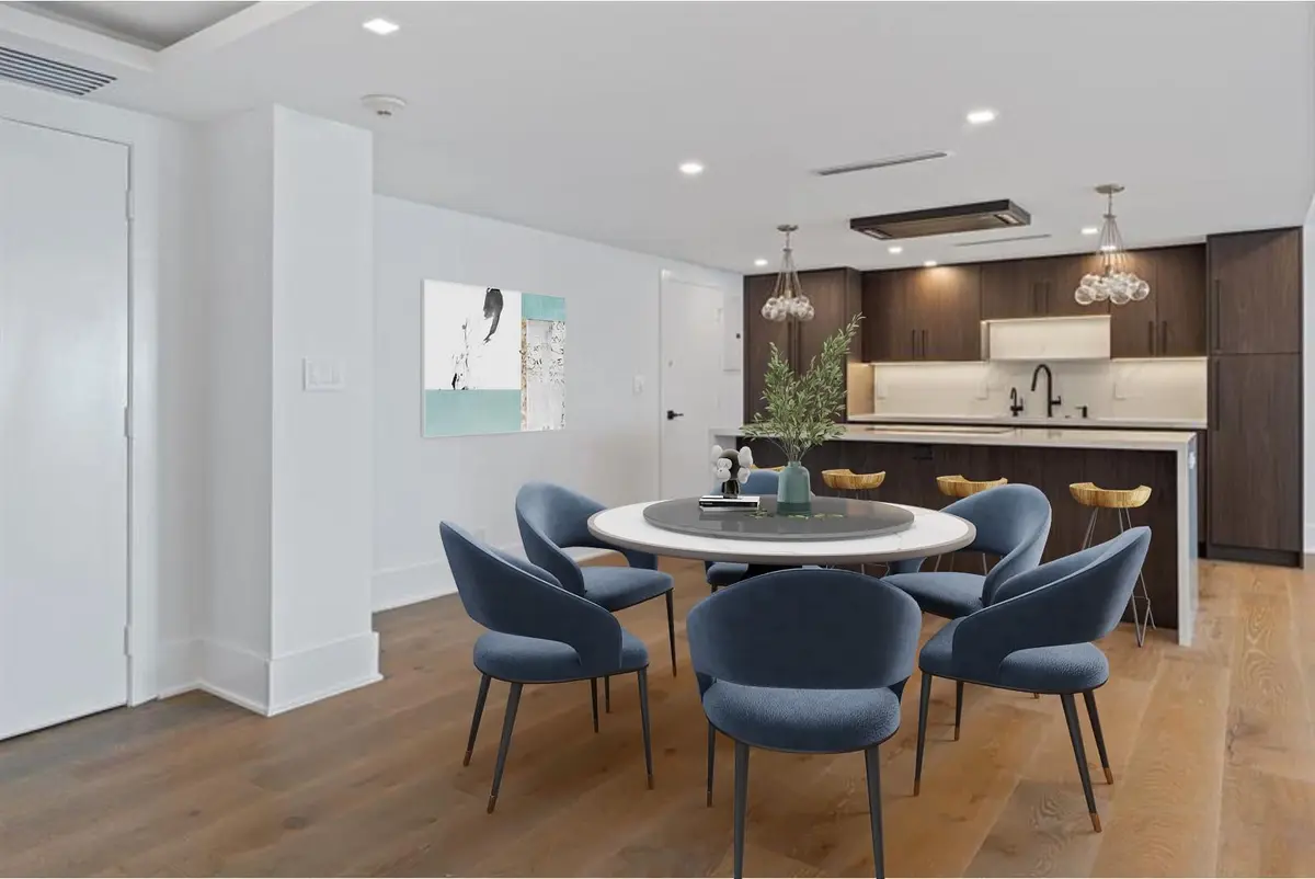 Dining Area Virtually Staged at 4020 Galt Ocean Drive 409, Fort Lauderdale