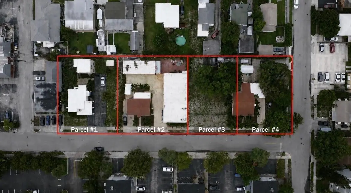 Contiguous parcel aireal at 505 24th Avenue, Lake Worth Beach