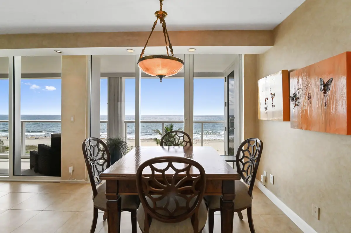 OCEANFRONT Dining Area at 2800 S Ocean Boulevard Apt 5-j, Boca Raton