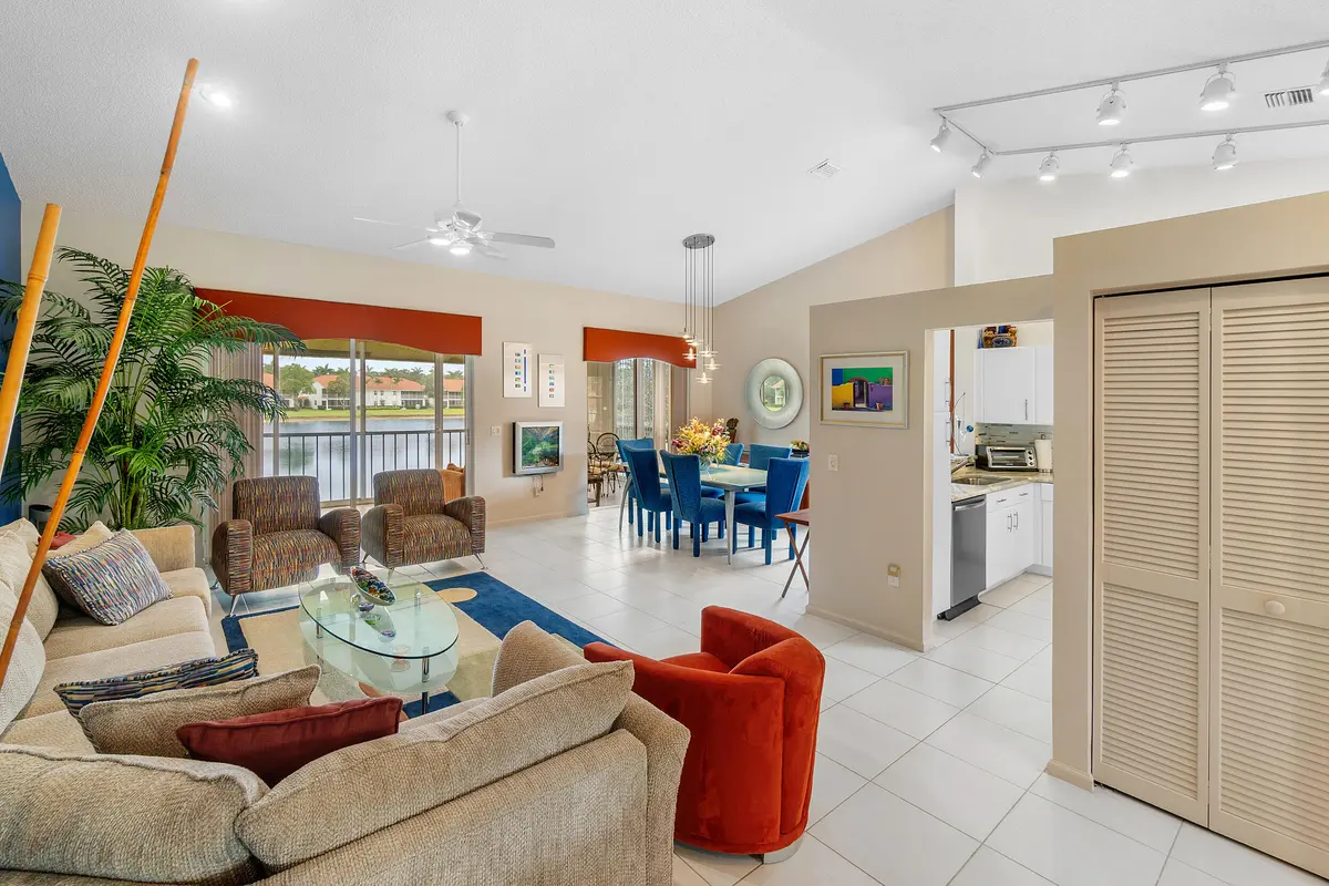 Living Room at 9829 Seacrest Circle 202, Boynton Beach