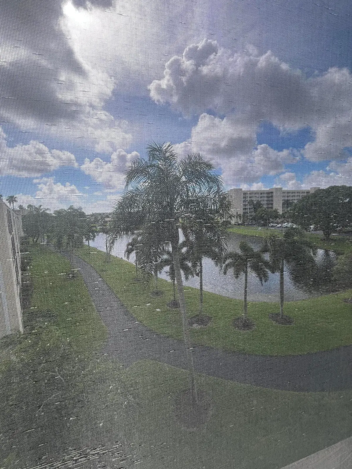 patio view at 7310 Ashford Place 401, Delray Beach