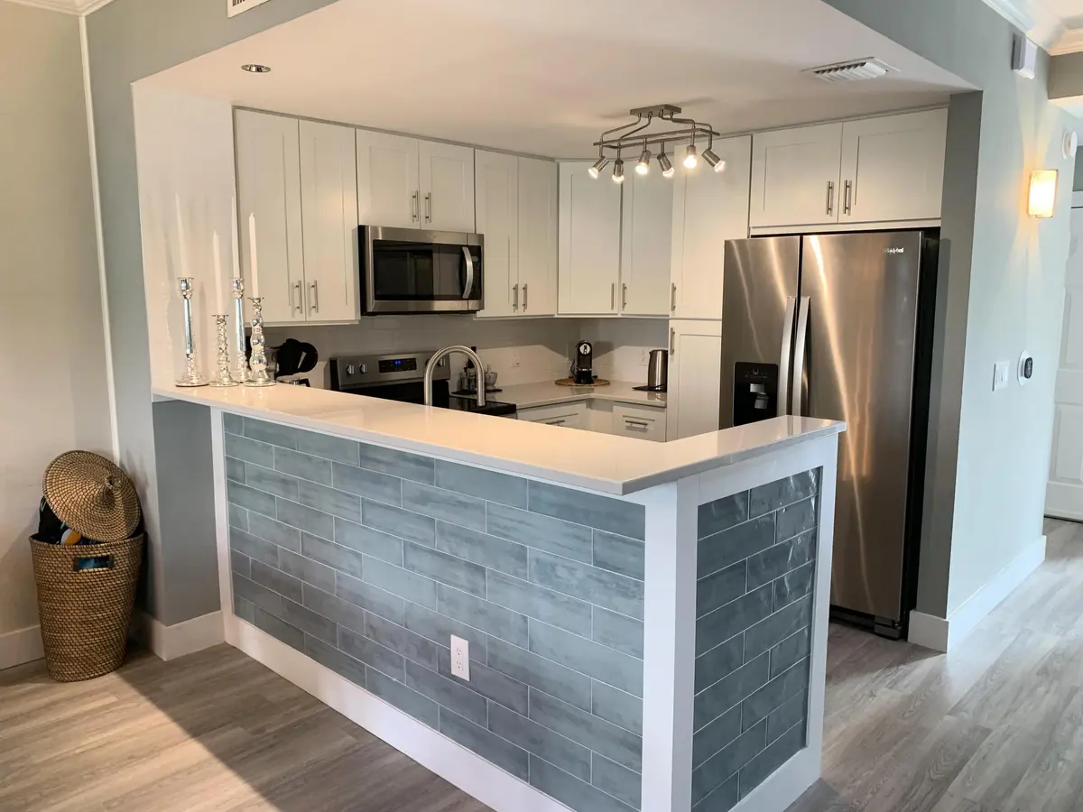 Kitchen at 3604 S Ocean Boulevard 101, Highland Beach