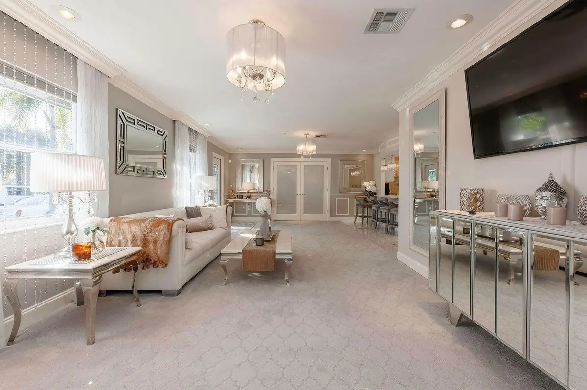lviing room and dining room at 2935 Lake Worth Road, Palm Springs
