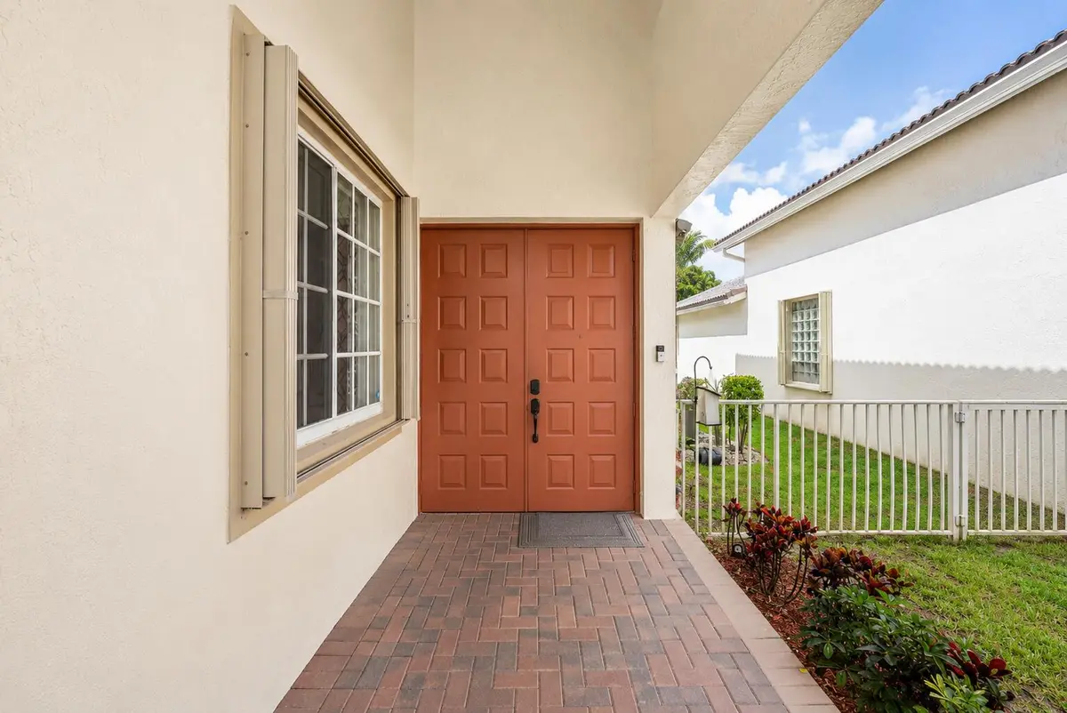 Front door at 140 Bellezza Terrace, Royal Palm Beach