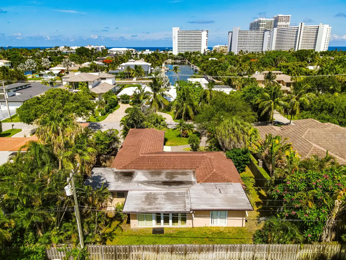 1817 Marietta Back Aerial at 1817 SE 25 Avenue, Fort Lauderdale