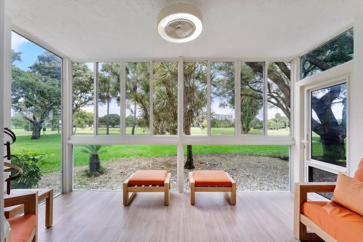 sun porch at 3900 Oaks Clubhouse Drive 110, Pompano Beach