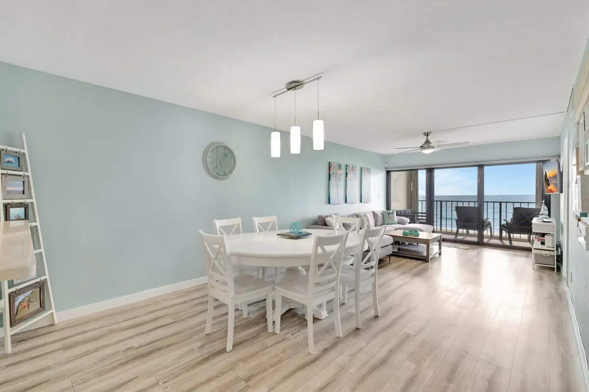 Dining Living Room 1 at 10310 S Ocean Drive 305, Jensen Beach