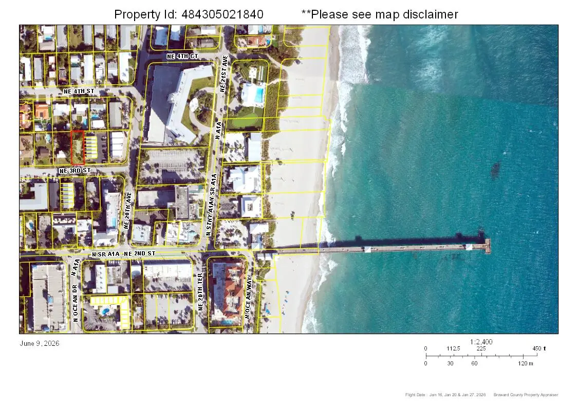 Map view at 1979 NE 3rd Street 1-4, Deerfield Beach