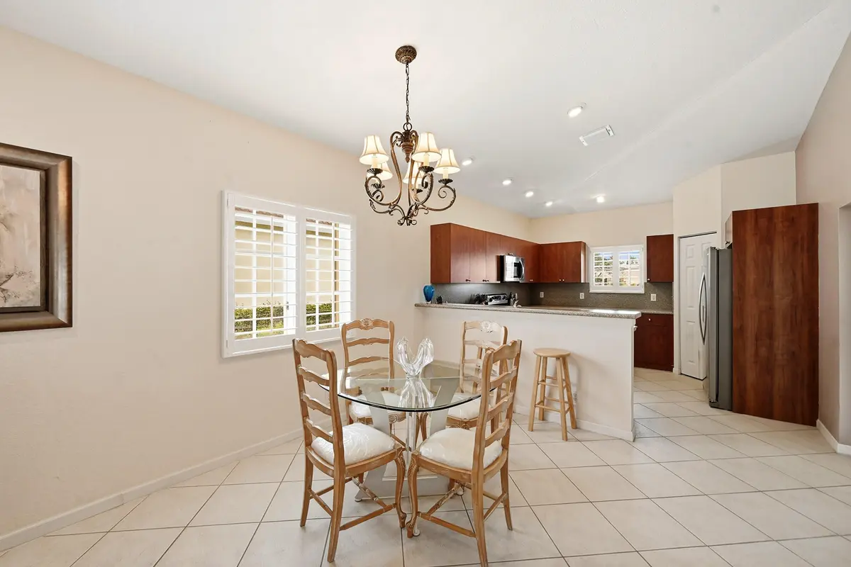 Dining Room at 2340 Windjammer Way, West Palm Beach