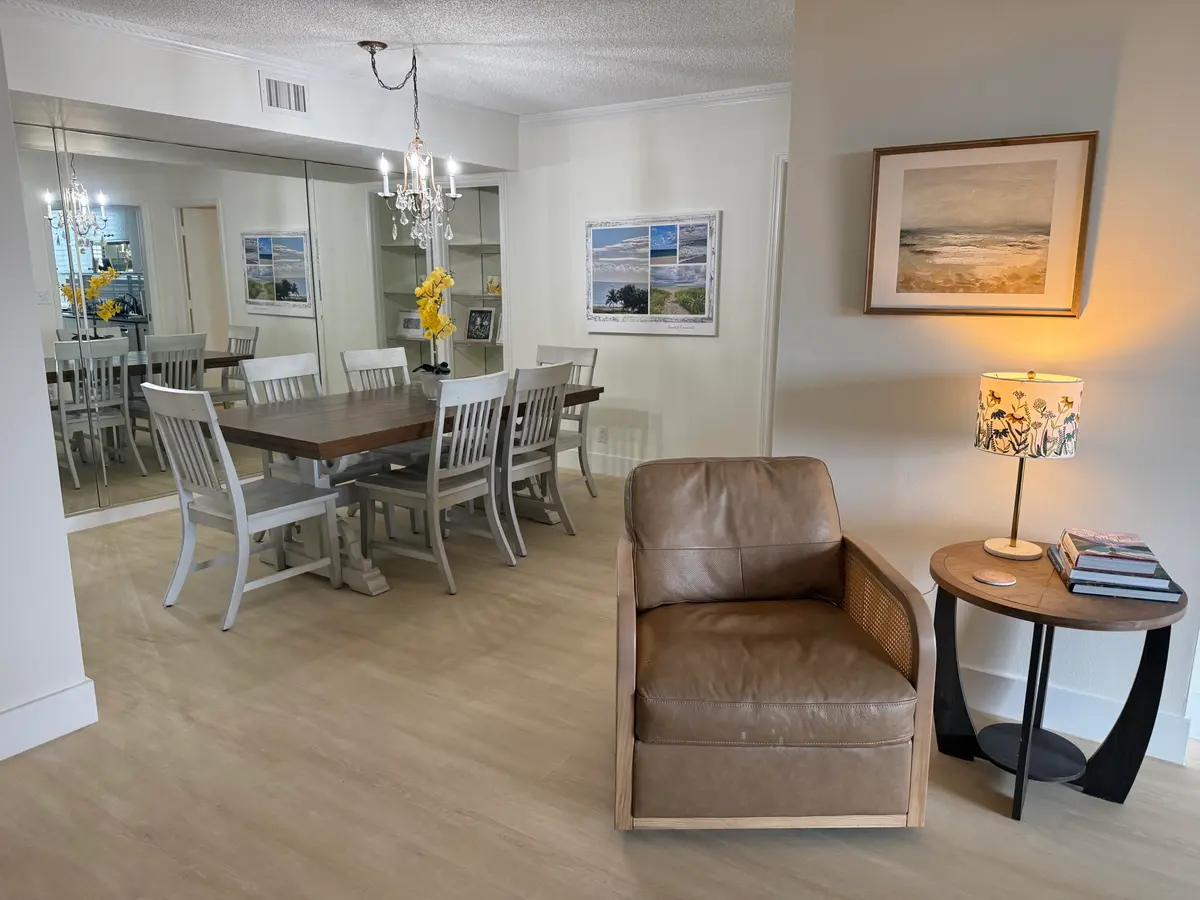 Dining Room/Living Room at 3400 N Ocean Drive 706, Singer Island
