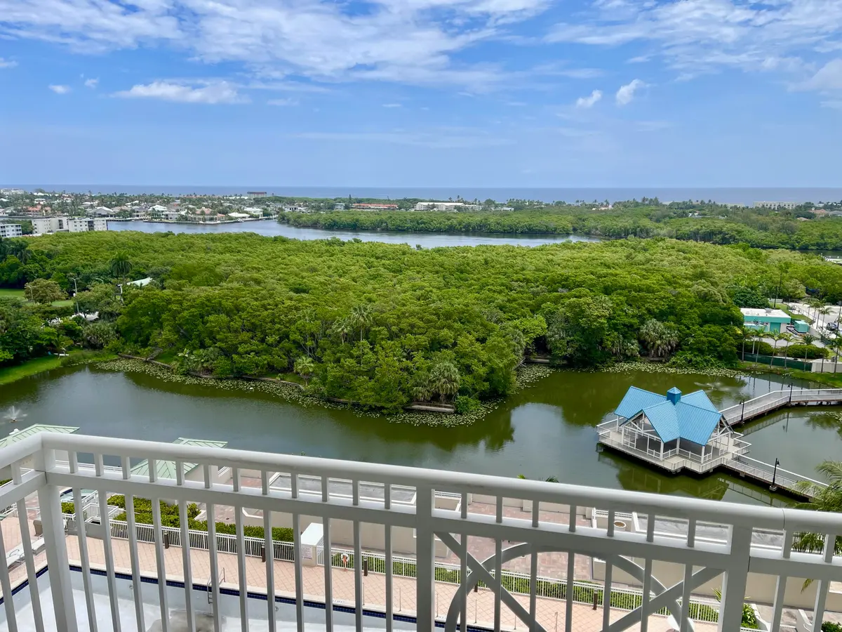 Pond view from balcony at 350 N Federal Highway 1206, Boynton Beach