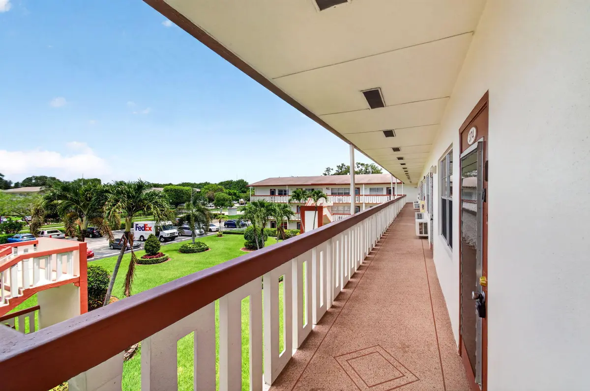 View from the Front Door at 374 Brighton I 374, Boca Raton