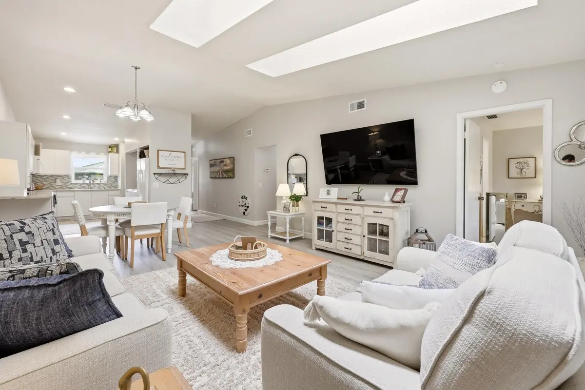 Living Room at 8227 SE Croft Circle K-7, Hobe Sound