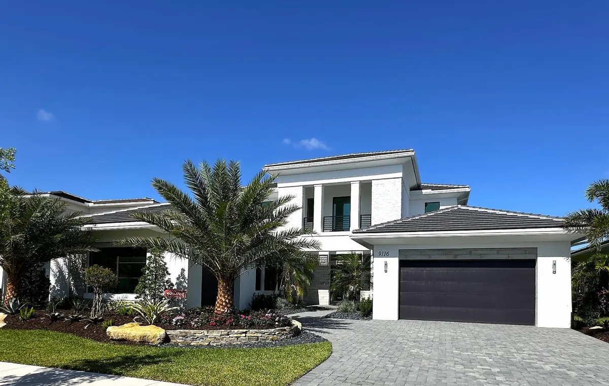 Lot 5 Front Upgraded Landscaping at 9116 Coral Isles Circle {lot #05}, Palm Beach Gardens