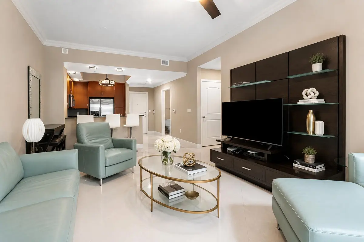 Open Living & Dining Area at 701 S Olive Avenue 609, West Palm Beach