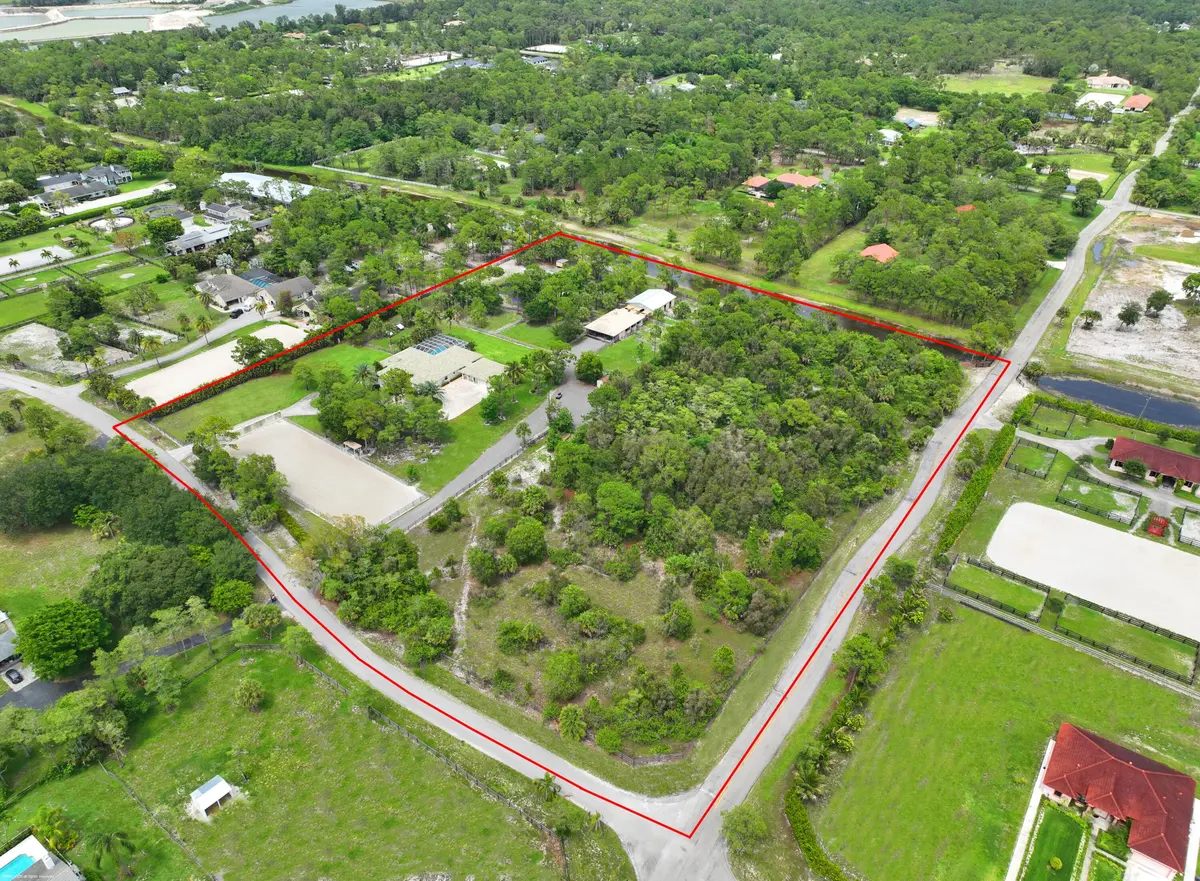 Aerial View looking NE at 2560 Buck Ridge Trail, Loxahatchee