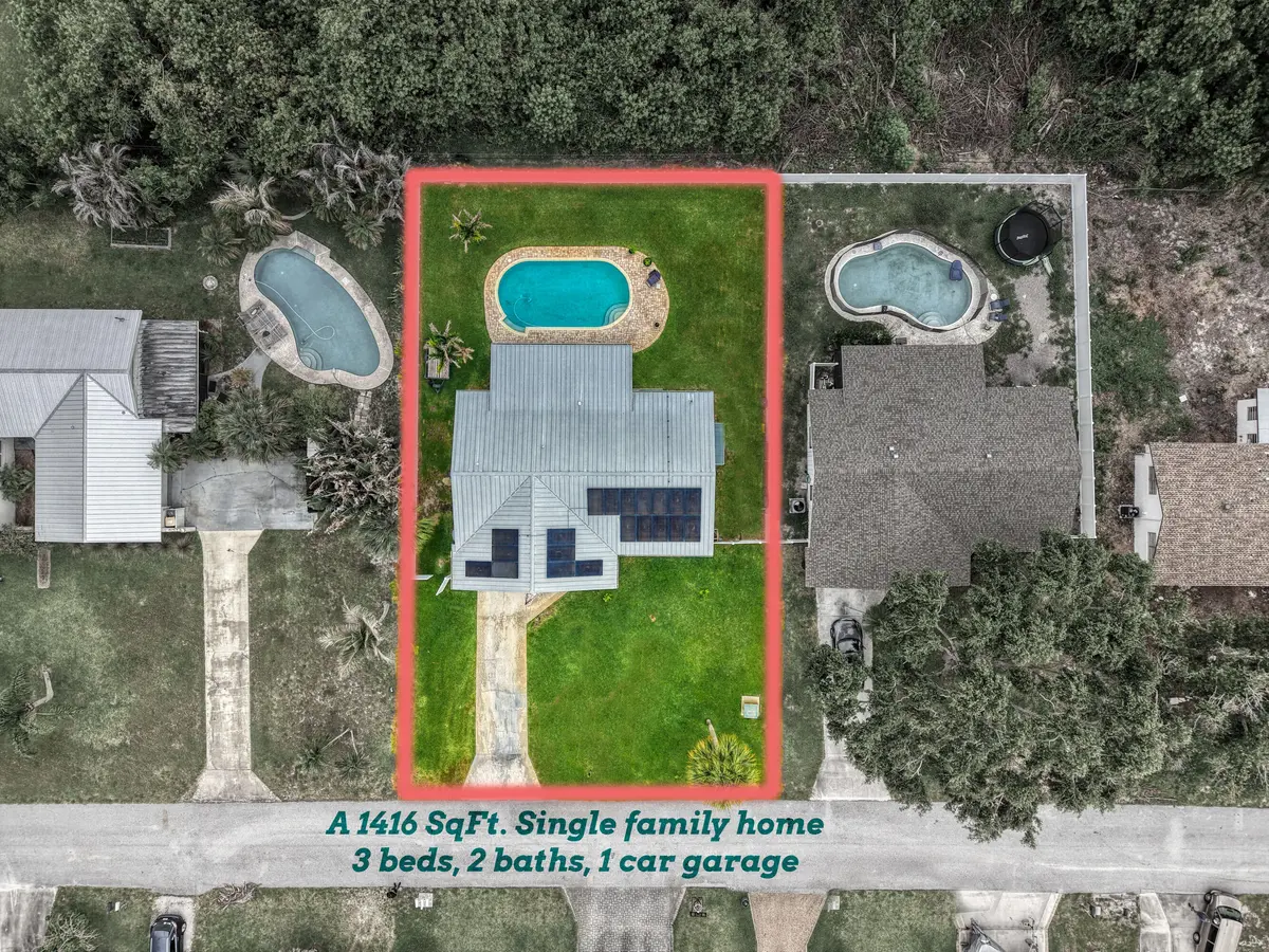 Aerial at 6145 SE Audubon Lane, Hobe Sound