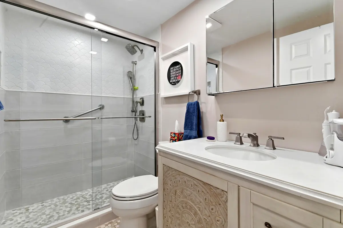 15 Bathroom 01 at 2840 S Ocean Boulevard 109, Palm Beach