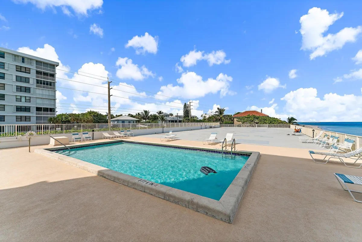 Pool Deck w/ beach Views at 900 Ocean Drive 106, Juno Beach