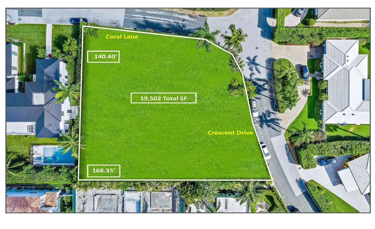 202 Coral lot at 202 Coral Lane, Palm Beach