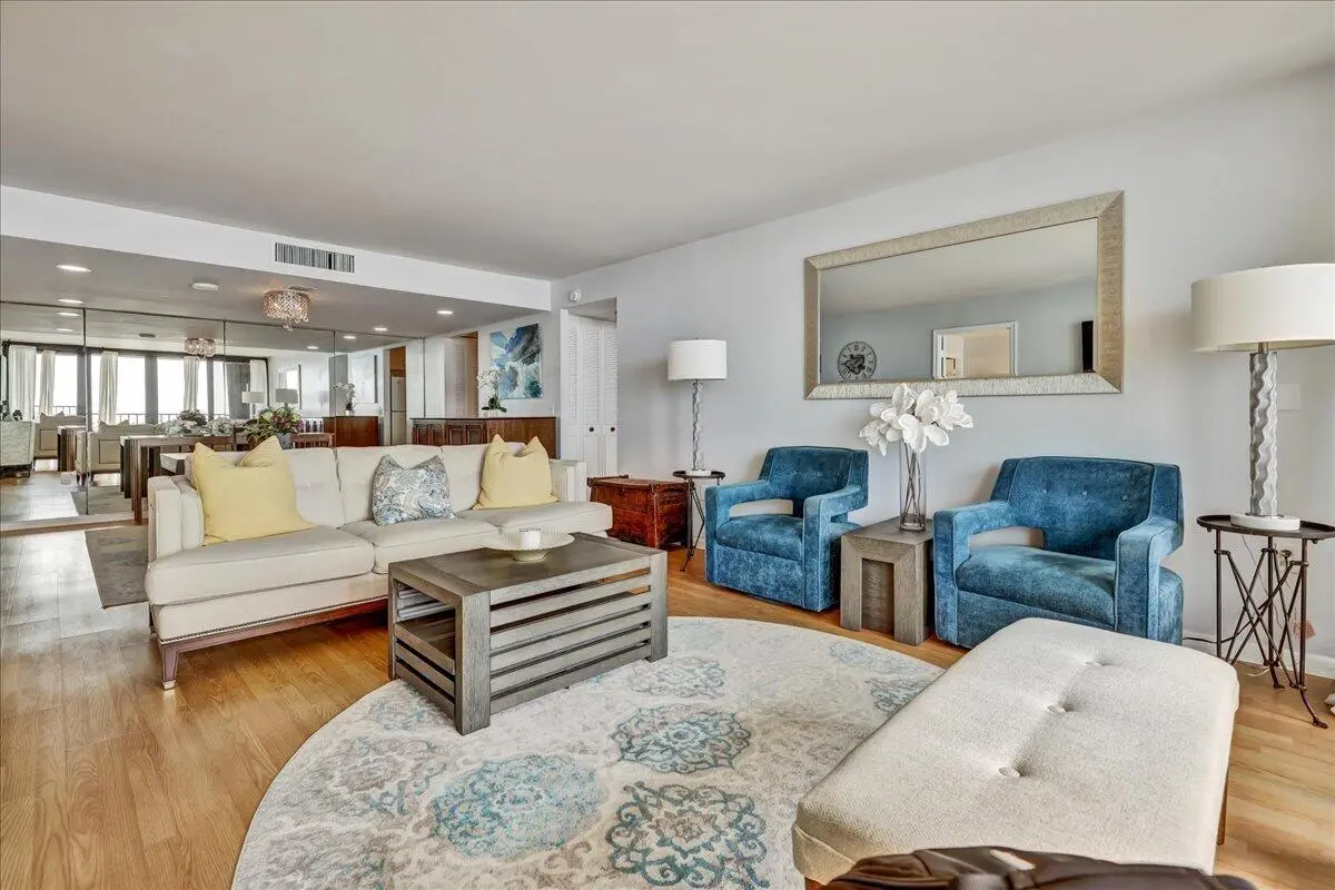Living room2 at 5600 N Flagler Drive Unit 1608, West Palm Beach