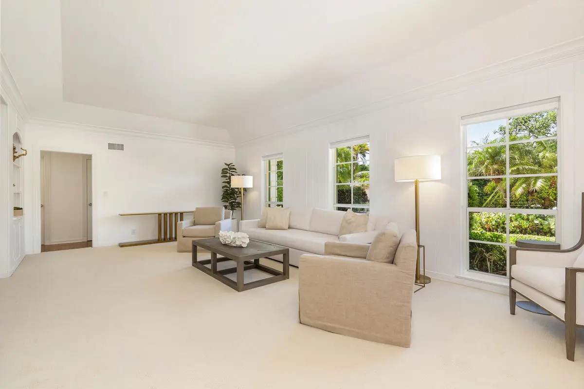 Living Room at 241 Via Linda, Palm Beach