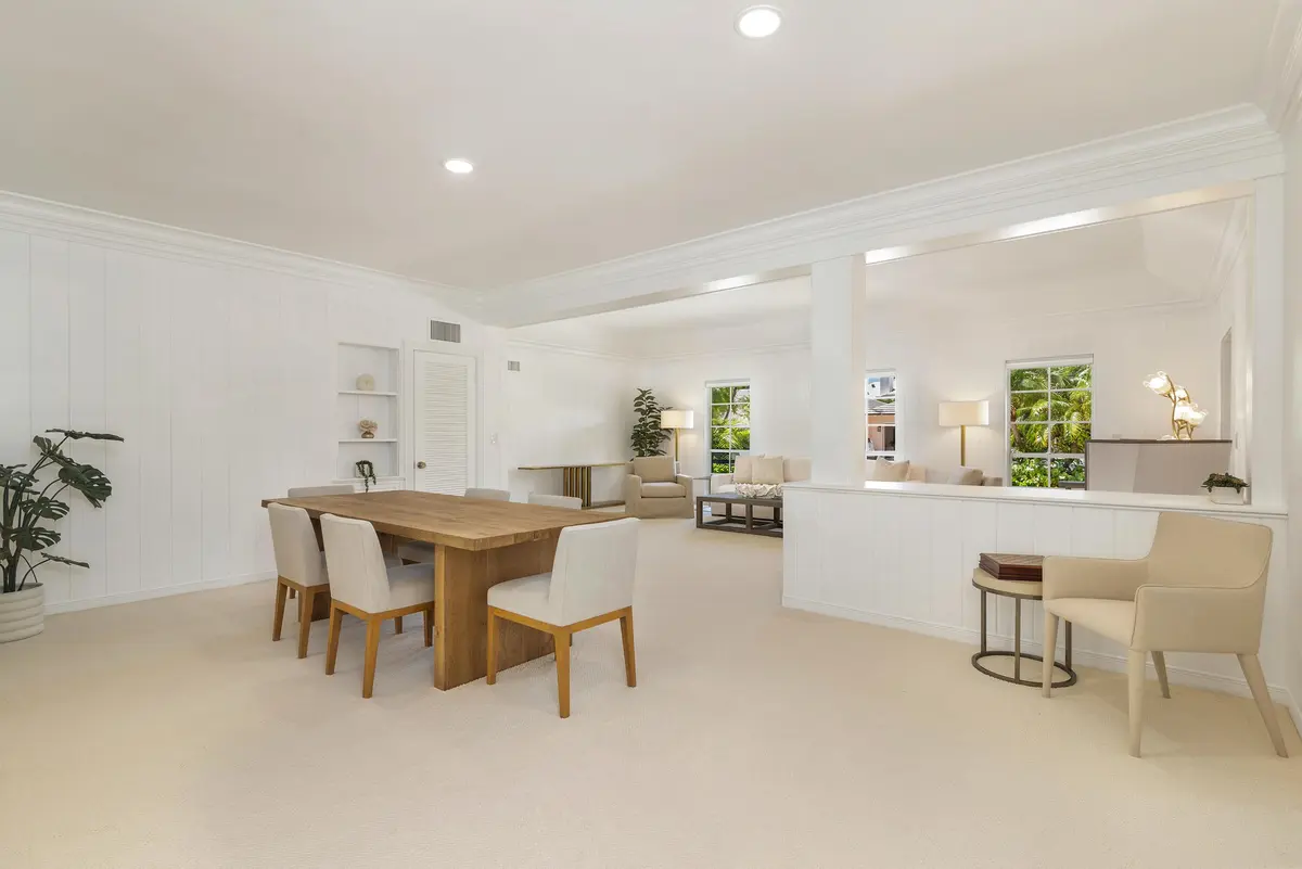 Dining Area at 241 Via Linda, Palm Beach