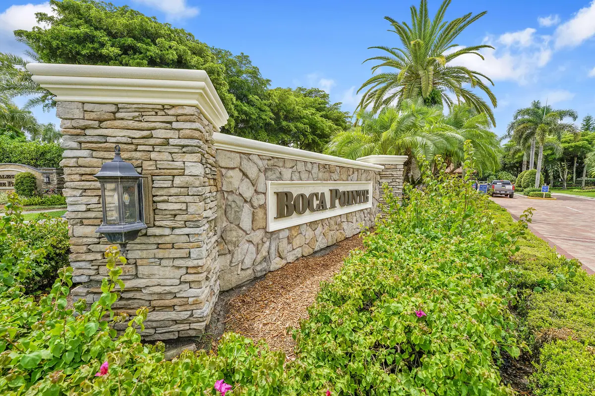 Community Entrance at 7917 Travlers Tree Drive, Boca Raton