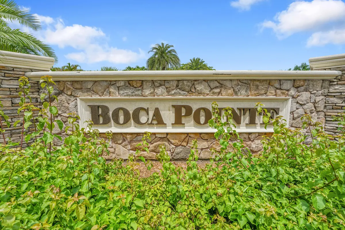 Community Entrance at 7917 Travlers Tree Drive, Boca Raton