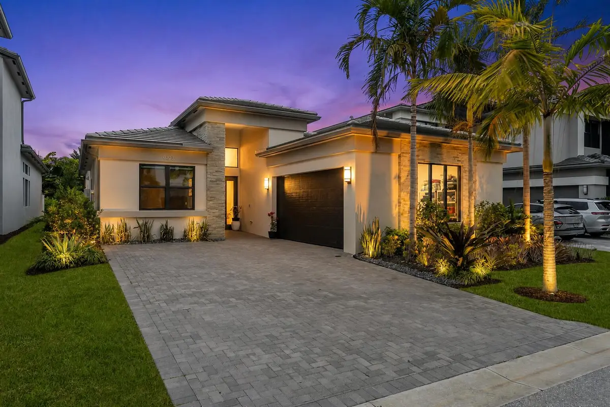 Exterior Twilight at 9273 Sunflower Meadow Road, Boca Raton