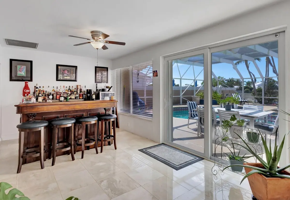 Custom Vintage Indoor Bar at 2354 Saratoga Bay Drive, West Palm Beach