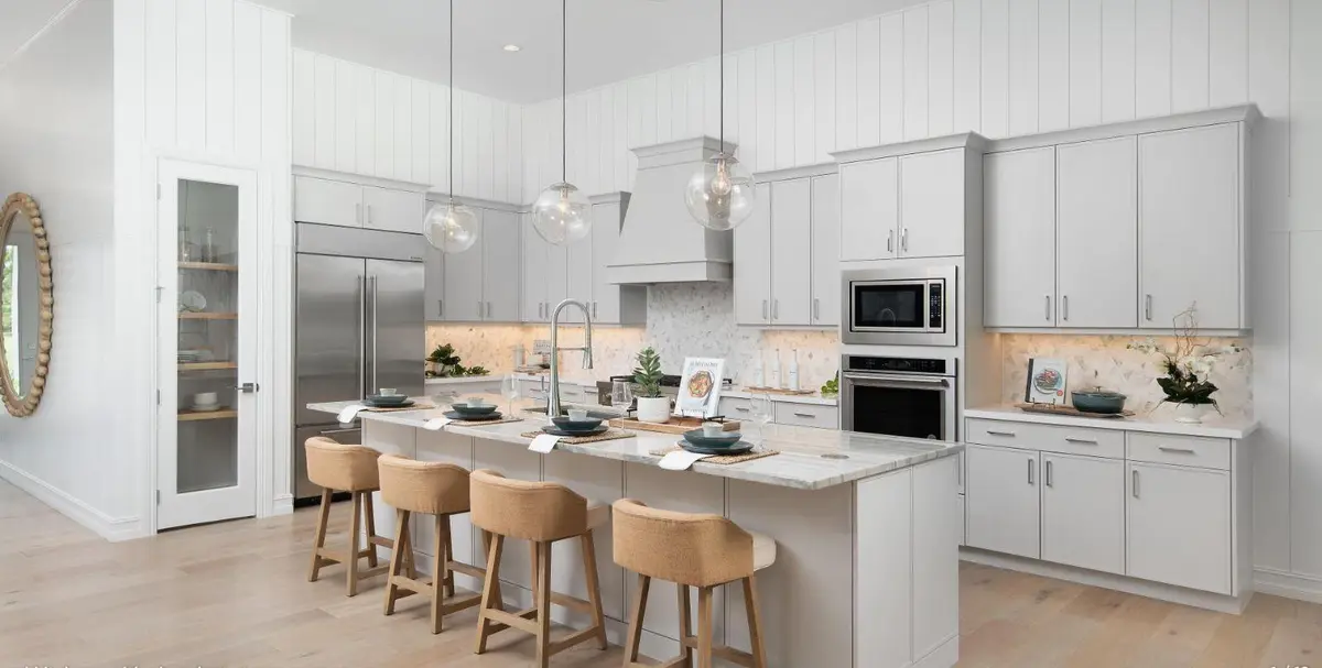 Model kitchen at 126 SE Calmo Circle, Port St. Lucie