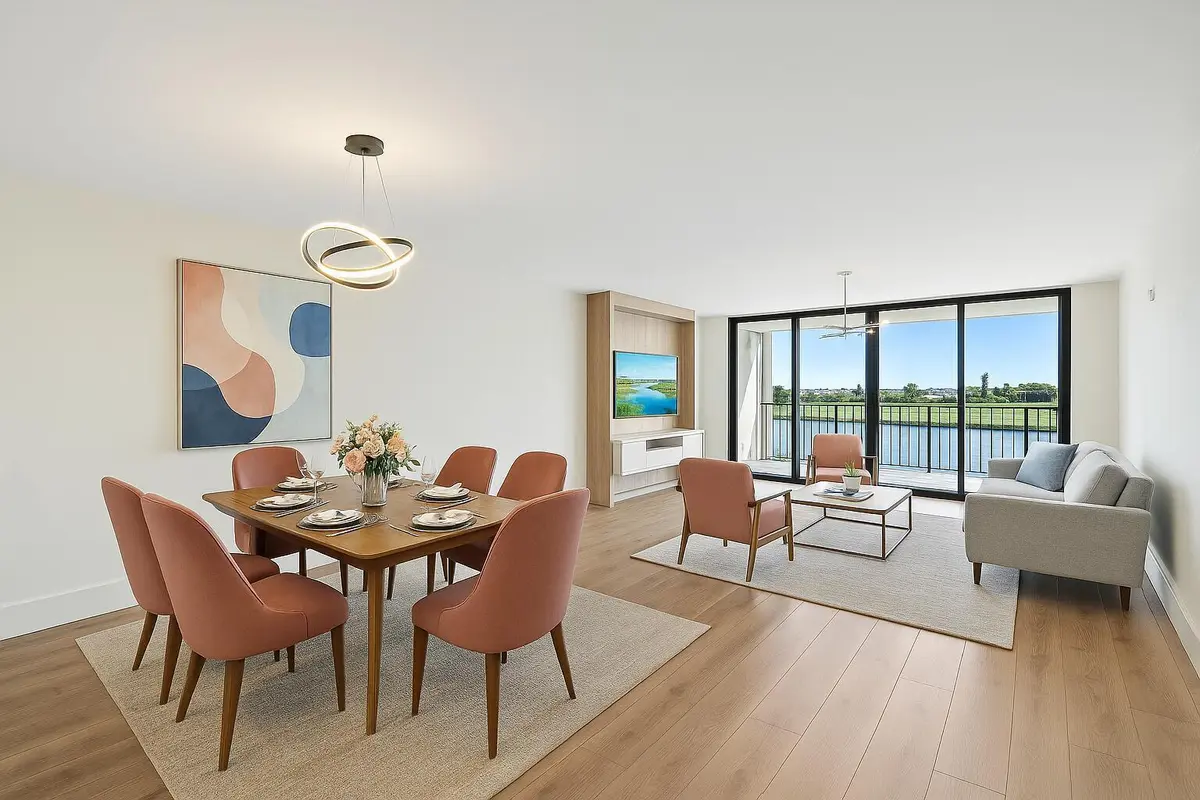 Diningroom at 356 GOLFVIEW Road 405, North Palm Beach
