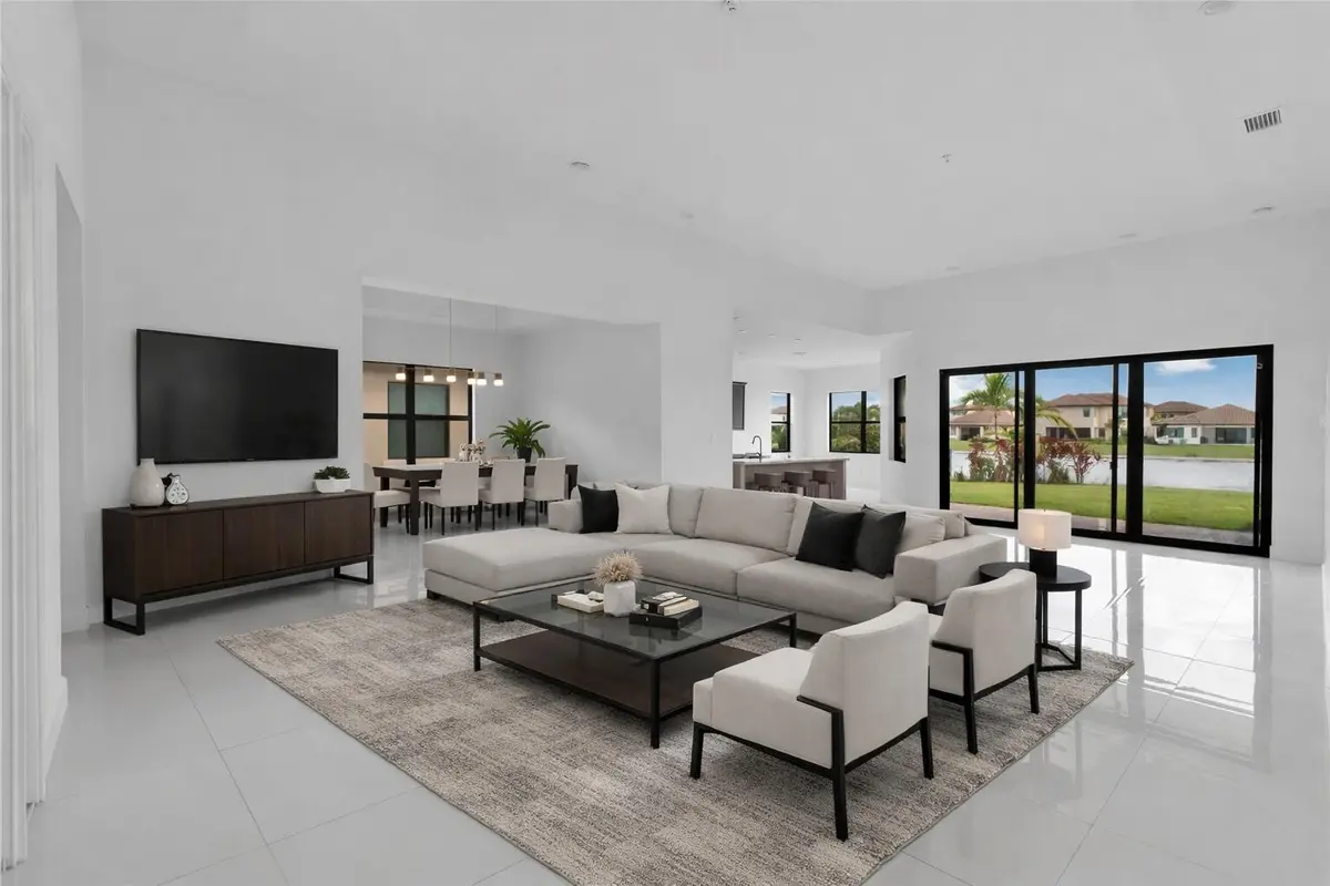 Virtual Great Room at 12030 Lake Trail Lane, Parkland