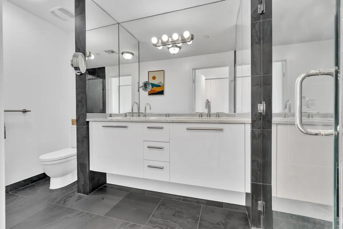 Primary Bathroom at 900 Biscayne Boulevard 4703, Miami