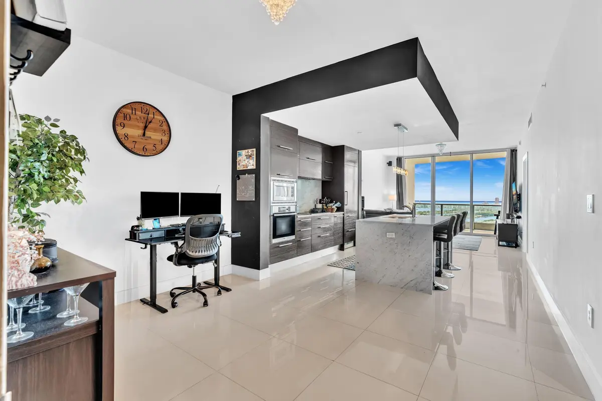 Den / Dining Area at 900 Biscayne Boulevard 4703, Miami
